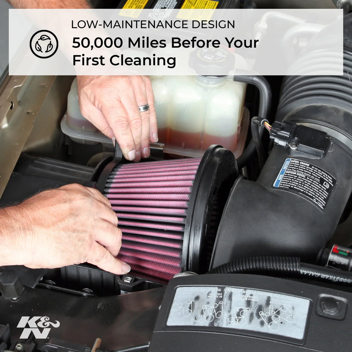 & Engine Air Filter: High Performance, Premium, Washable, Industrial Replacement Filter, Heavy Duty: -3735